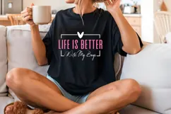 Life Is Better with My Boys Svg, Mother's Day Svg Product Image 2