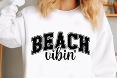 Retro Summer Varsity SVG Bundle, Beach shirt svg Product Image 2