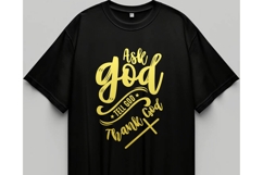 Ask God Tell God Thank God Svg Design Product Image 1