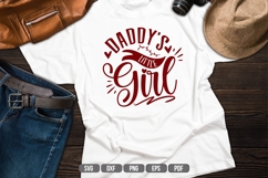 Daddy&#039;s Little Girl Svg, Dad Svg Product Image 1