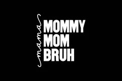 Mama Mommy Mom Bruh Svg, Mother's Day Svg Product Image 1