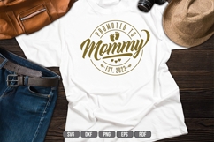 Promoted to mommy Svg, Dad Svg Product Image 1