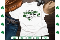 Let The Shenanigans Begin Svg, St. Patrick&#039;s Day Svg Product Image 1