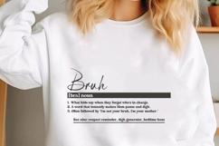 Mother Mom Bruh Funny Definition Svg Product Image 1