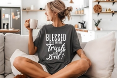 Blessed In the One Who Trusts in the Lord Svg, Religious Svg Product Image 2