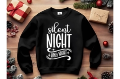 Silent Night Holy Night Svg, Christmas Svg, Xmas Svg Product Image 2
