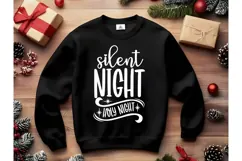 Silent Night Holy Night Svg, Christmas Svg, Xmas Svg Product Image 2