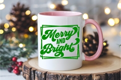 Merry and Bright Svg, Christmas Svg, Xmas Svg Product Image 2