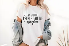 My Favorite People Call Me Grandma Svg, Mother's Day Svg Product Image 1
