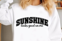 Retro Summer Varsity SVG Bundle, Beach shirt svg Product Image 4