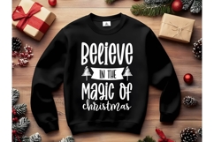 Believe In the Magic of Christmas Svg, Christmas Svg Product Image 2