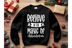 Believe In the Magic of Christmas Svg, Christmas Svg Product Image 2