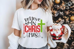 Believe In Christmas Svg, Christmas Svg, Xmas Svg Product Image 1