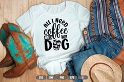 All I Need Coffee and My Dog Svg, Dog Lover Svg Product Image 1