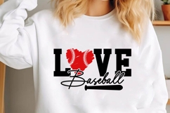 love baseball Svg, Basketball Game Day Svg Product Image 1