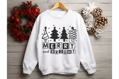 Merry and Bright Svg, Christmas Svg, Xmas Svg Product Image 2