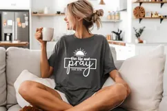 Rise Up and Pray Svg, Religious Svg, Jesus God Svg Product Image 2