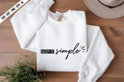 keep it simple Svg Design Product Image 1