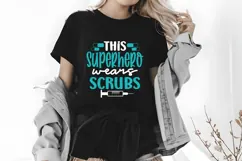 This Superhero Wears Scrubs Svg, Nurse Quotes Svg Product Image 2
