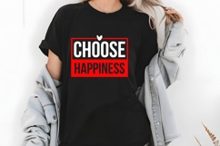 Choose Happiness Svg, Motivation Svg Product Image 2