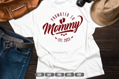 Promoted to mommy Svg, Dad Svg Product Image 1