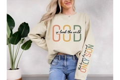 God So Loved the World Svg, God Svg, Bible Svg Product Image 2