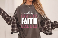 Walk By Faith Svg, Religious Svg, Jesus God Svg Product Image 2