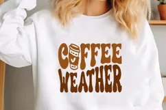 Coffee Weather Svg, Coffee Bar Svg, coffee Mug Svg Product Image 1