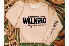 Walking by Faith Not by Sight Svg, God Svg, Bible Svg Product Image 2