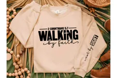 Walking by Faith Not by Sight Svg, God Svg, Bible Svg Product Image 2
