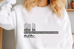 She Is Mom Svg Product Image 1