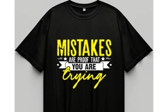Mistakes are Proof that You are Trying Svg, Motivation Svg Product Image 2
