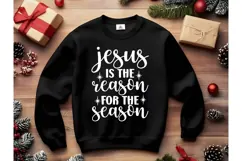 Jesus is the reason for the season Svg, Christmas Svg Product Image 2