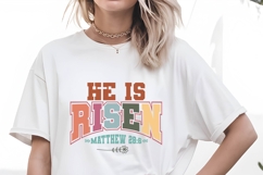 He is Risen Svg Design Product Image 1