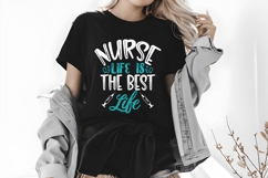 Nurse Life is the Best Life Svg, Nurse Quotes Svg Product Image 2