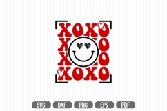 XOXO Svg, Valentine&#039;s Day Svg, Sweet Love Svg Product Image 1