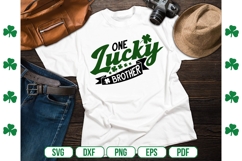 One Lucky brother Svg, St. Patrick&#039;s Day Svg Product Image 1
