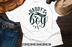Daddy&#039;s Little boy Svg, Dad Svg Product Image 1