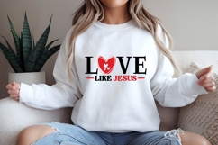 Love like Jesus Svg, Valentine&#039;s Day Svg Product Image 2