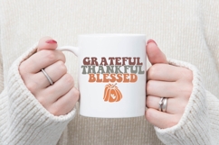 grateful thankful blessed Svg, Autumn Svg, Fall Svg Designs Product Image 2