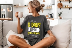 0 Days Without Sarcasm Svg, Funny Sarcastic Svg Product Image 2