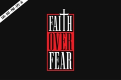 Faith over fear Svg Design Product Image 1