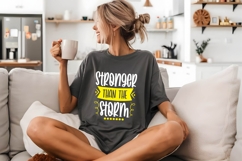 Stronger Than The Storm Svg, Funny Sarcastic Svg Product Image 2