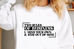 Mind Your Business Svg, Funny Sarcastic Svg Product Image 2