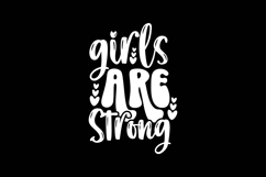 Girls are Strong Svg, Inspirational Svg Product Image 2