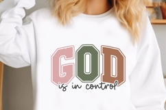 GOD is in control Svg, God Svg, Bible Svg Product Image 1