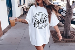 worry ends when faith in god begins Svg, Religious Svg Product Image 2