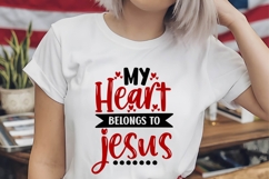 My Heart Belongs To Jesus Svg, Love Svg, Bible Svg Product Image 2