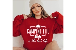 Camping Life is the best life Svg, Camping Vibes Svg Designs Product Image 1