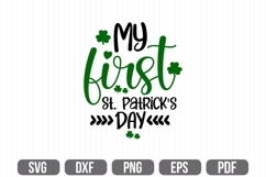 My First St. Patrick&#039;s Day Svg, St. Patrick&#039;s Day Svg Product Image 1